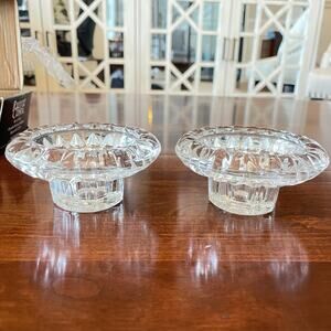 Forever Crystal Candle Holders - includes original box
